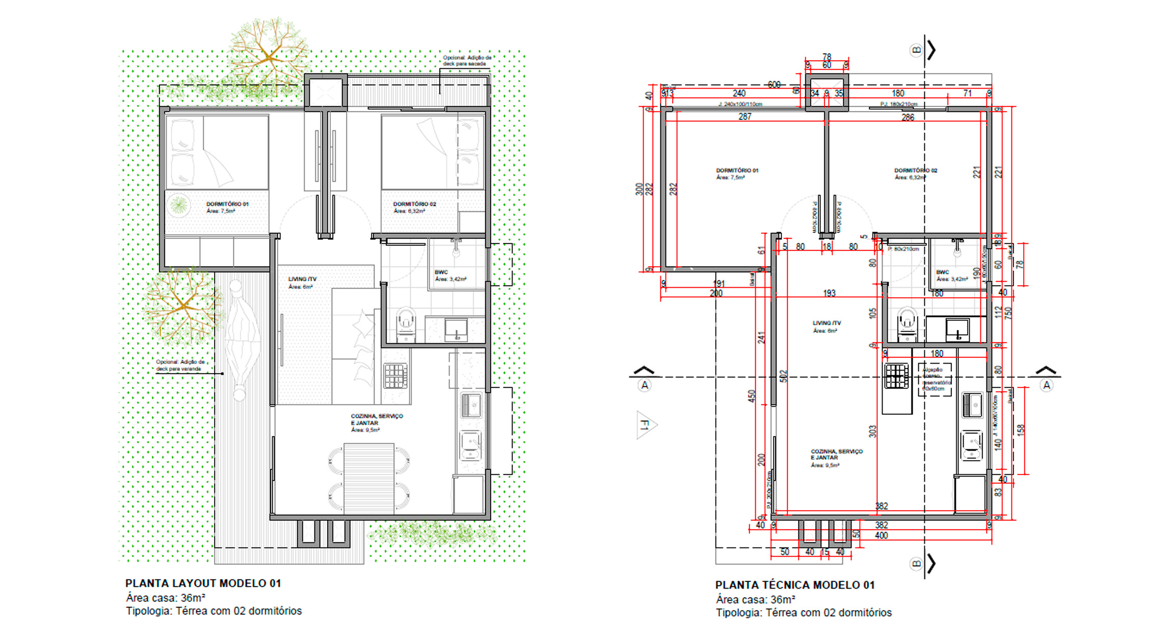 Modelos - Naframe - Planta